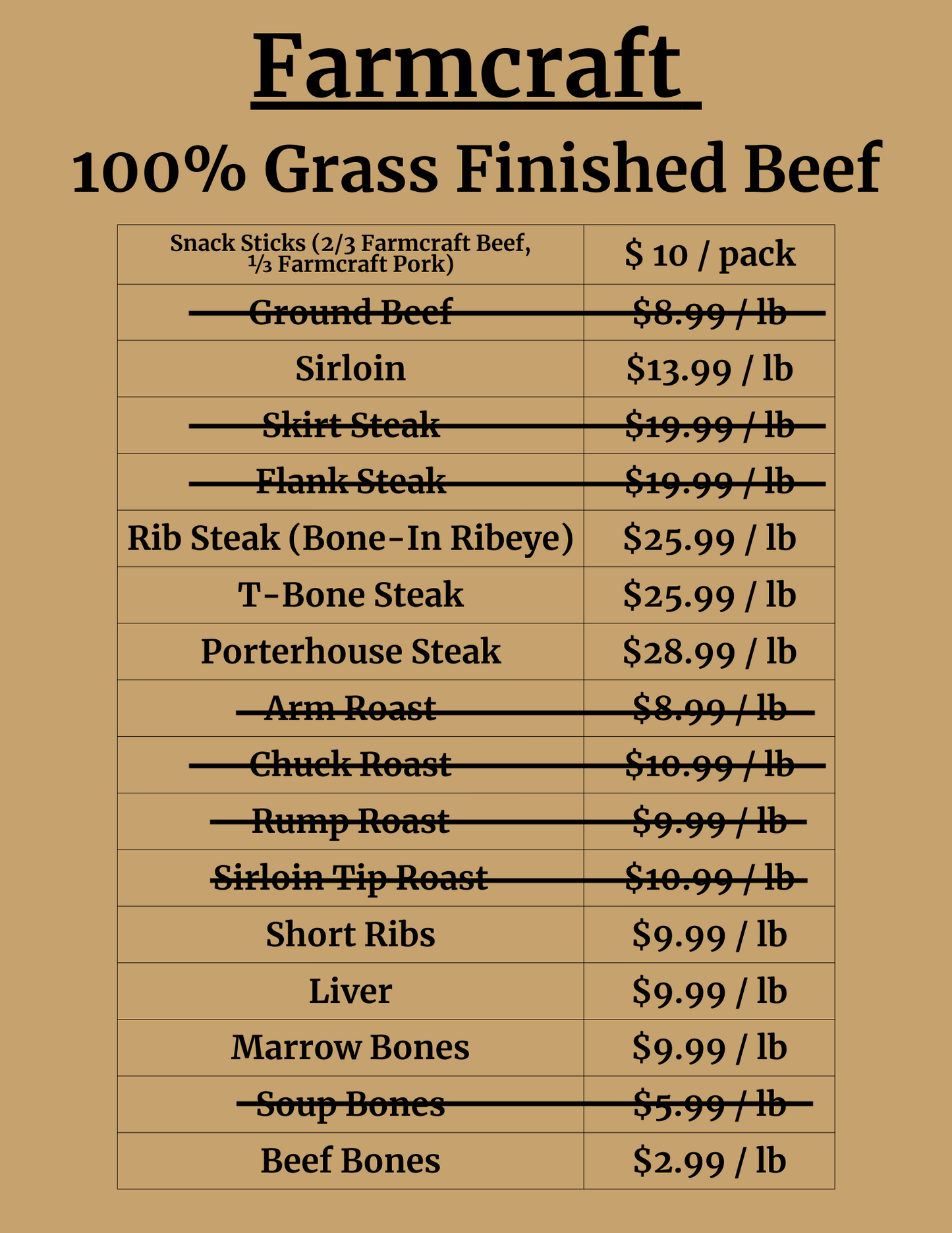 100% Grass Beef