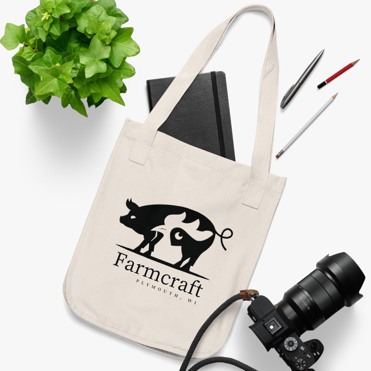 Organic Canvas Tote Bag