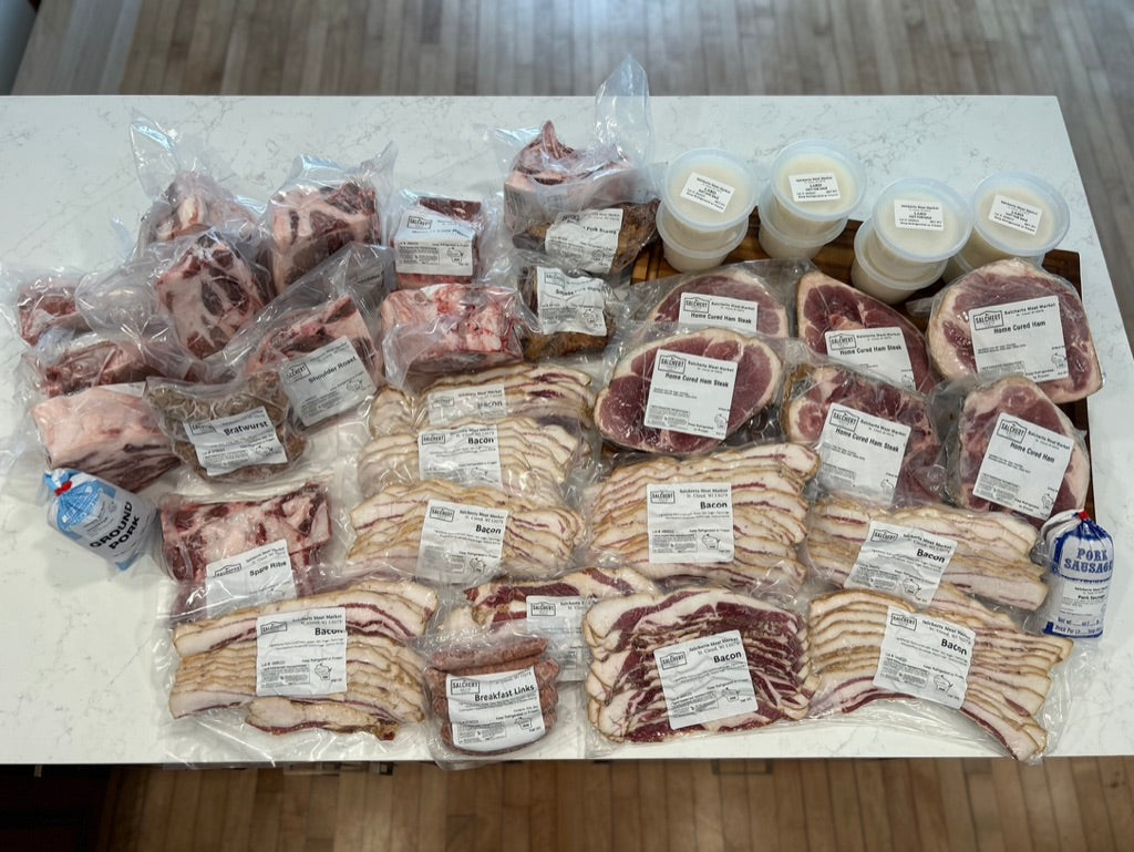 Pasture Raised & Organic Fed Pork - Whole and Halves