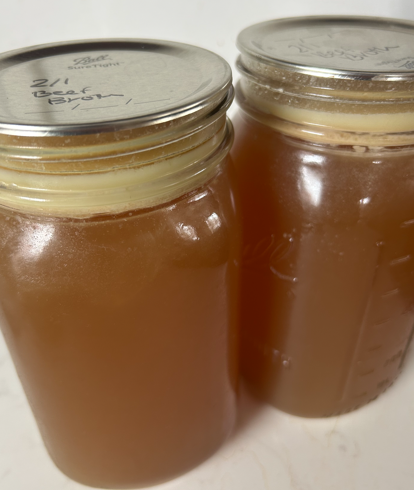 Beef Bone Broth - 32 Oz Glass Jar