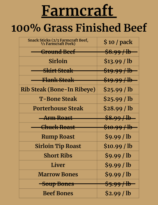 100% Grass Beef